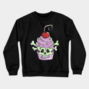 Pastel Goth Cupcake Meme Kawaii Gothic Sarcastic Eboy Egirl Crewneck Sweatshirt